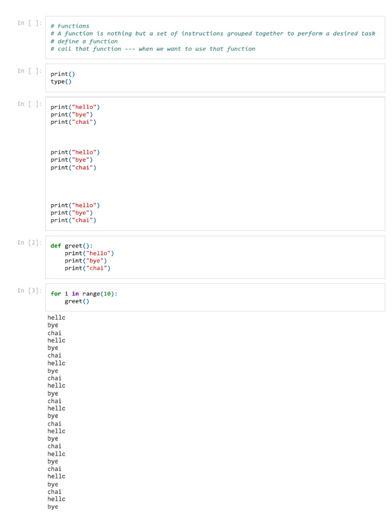 Functions | PDF