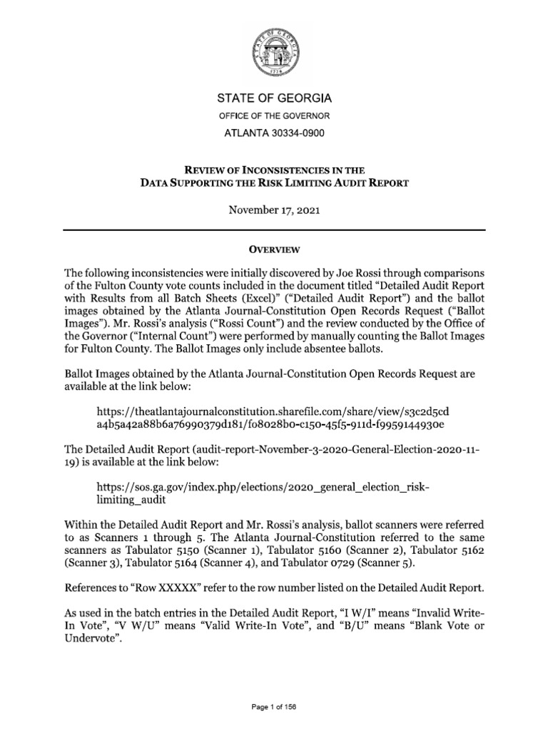 RLA Hand Count Audit Results Summary | PDF | Politics Of The United ...