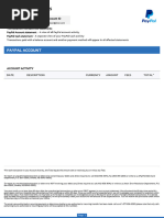 PayPal Account Statement Example | PDF | Pay Pal | Deposit Account