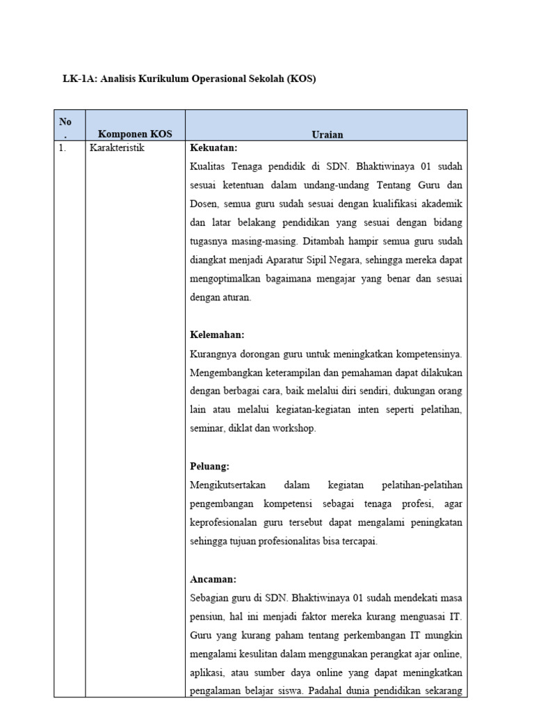 LK1. Kos | PDF
