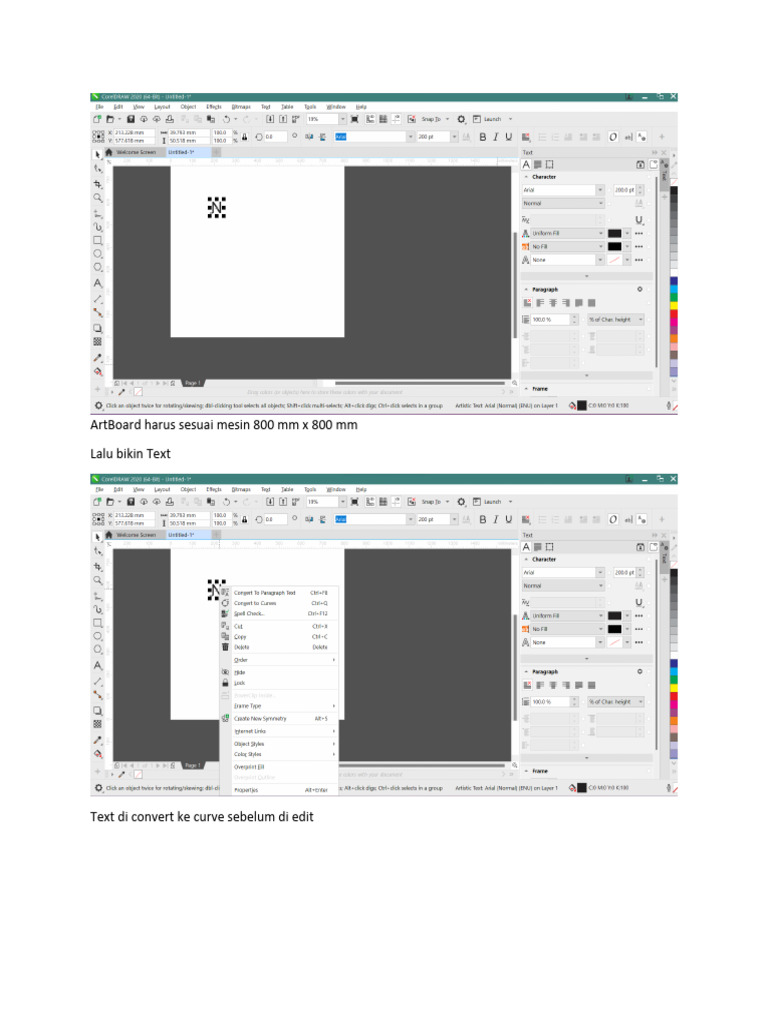 Panduan Setting ArtBoard untuk 3D Printing | PDF