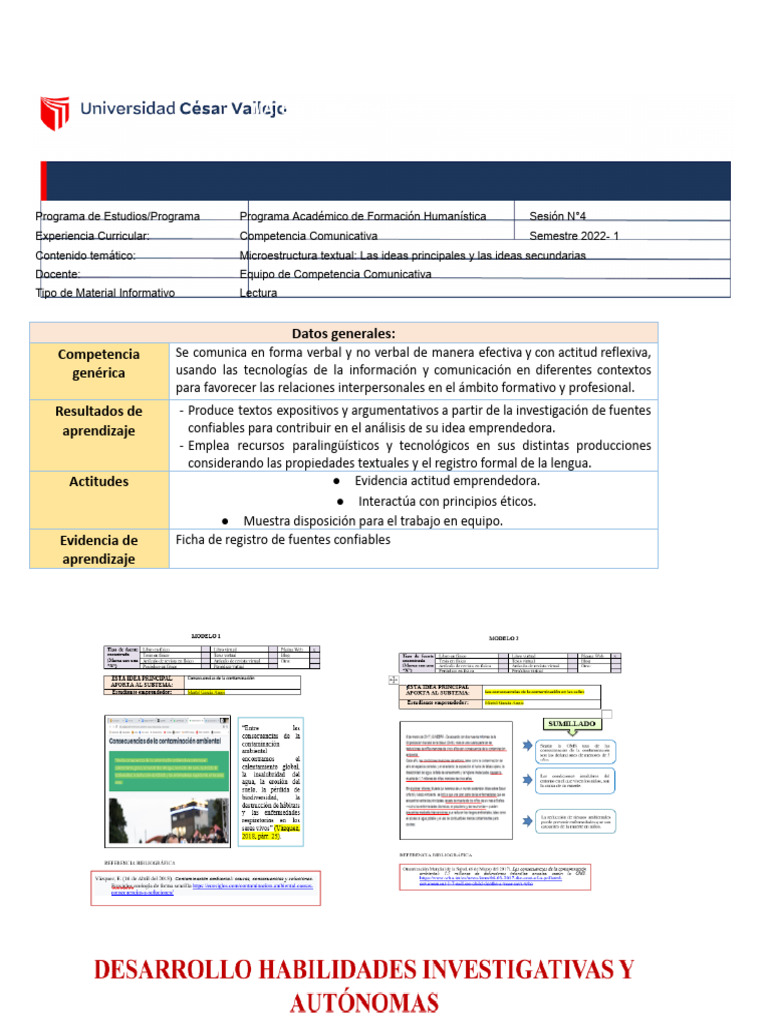 S04. Material Informativo | PDF | Pensamiento | Aprendizaje