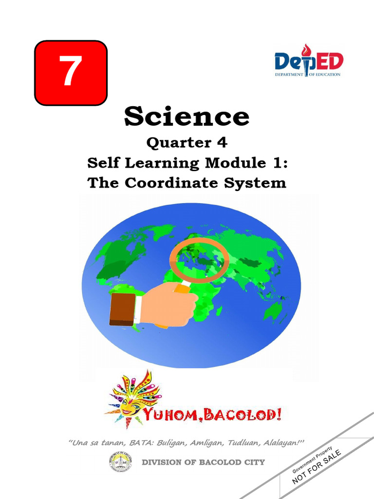 Grade 7 Q4M1 The Coordinate System 2nd Ed | PDF | Latitude | Longitude