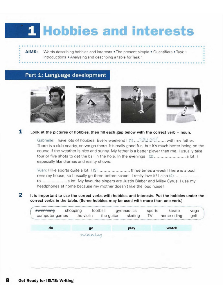 Unit 1 Until 3 Writing Pre Intermediate | PDF