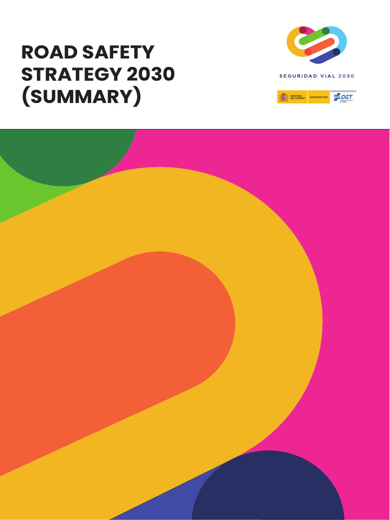 Spain's Road Safety Strategy 2030 Summary | PDF | Traffic Collision ...