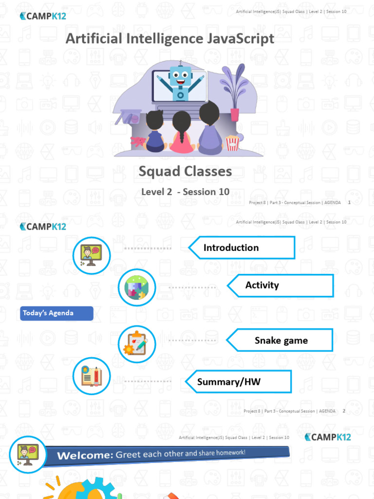 Artificial Intelligence Javascript: Level 2 - Session 10 | PDF ...