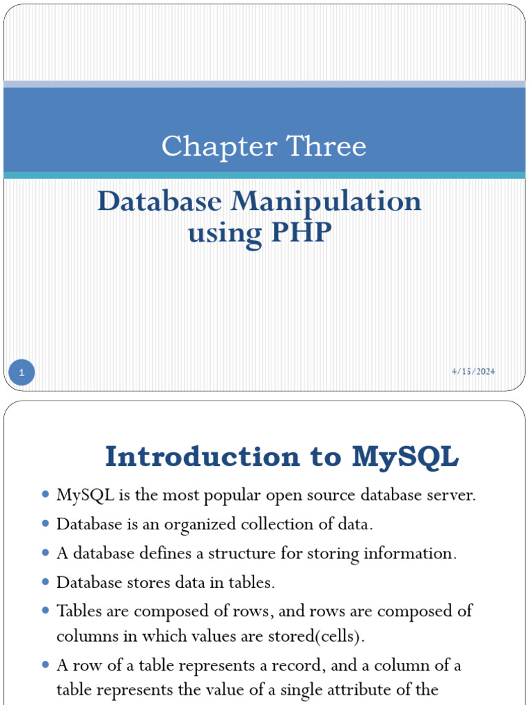 MySQL String Contains in PHP Queries | PDF | Databases | Microsoft Access