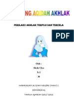 Perilaku Akhlak Terpuji Dan Tercela