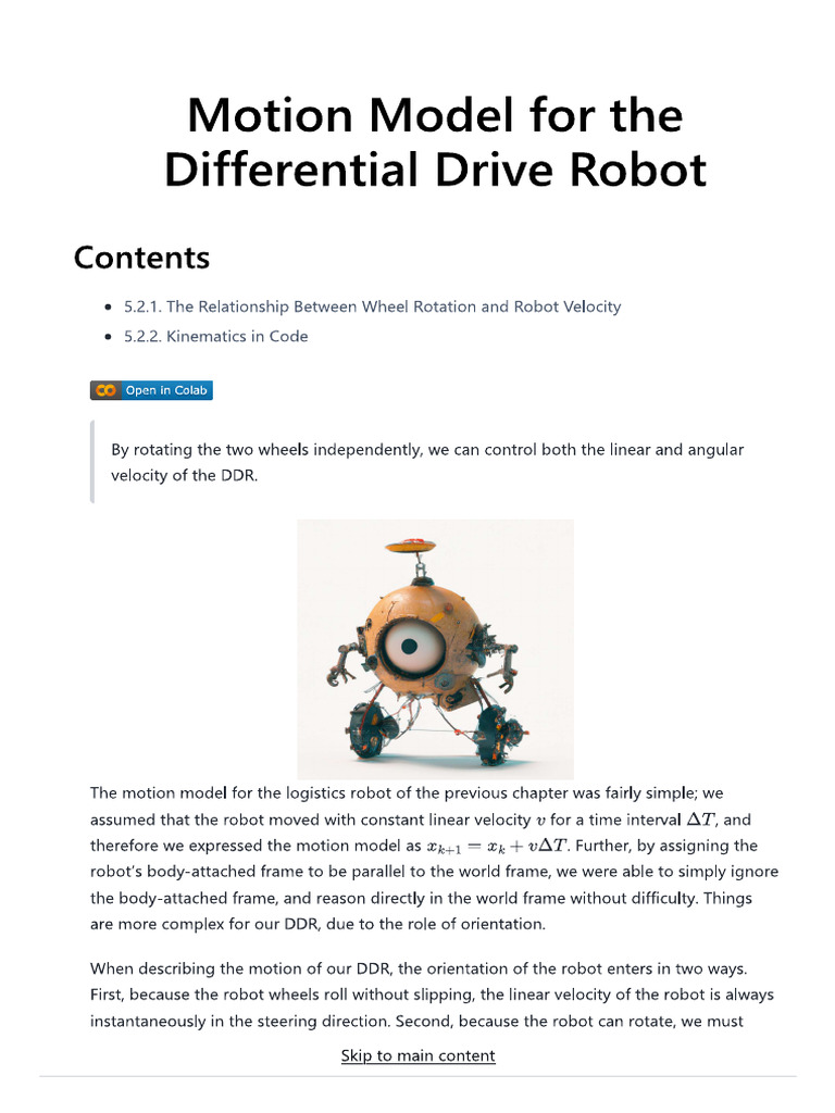 Drive Robot | PDF