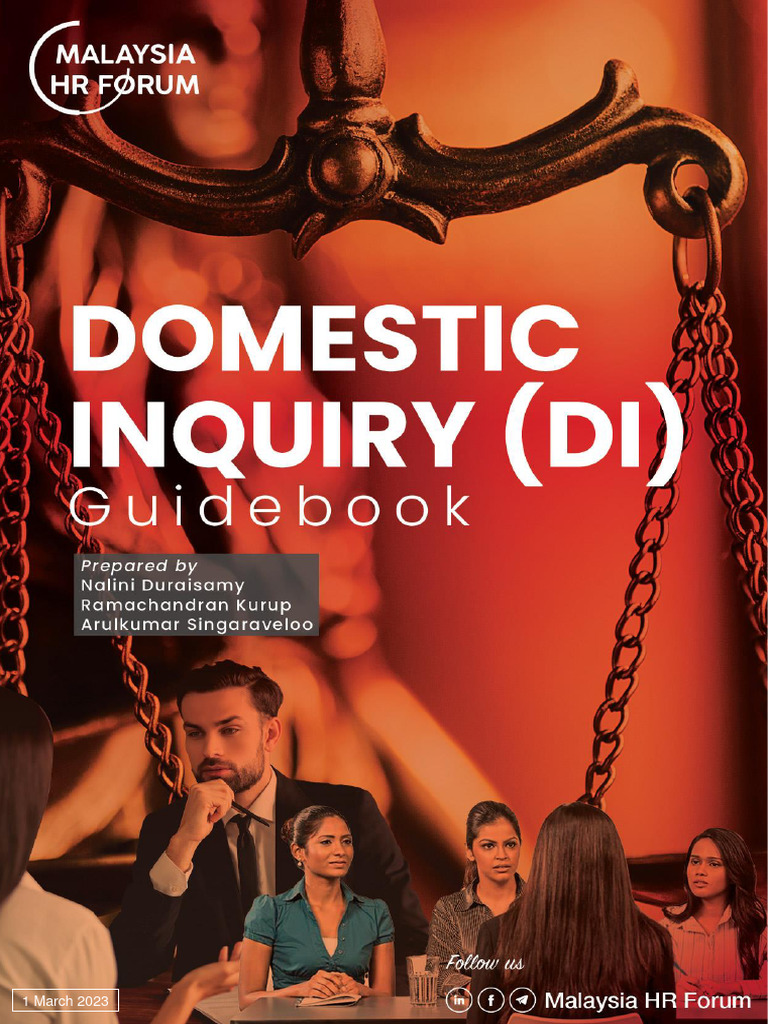 Domestic Inquiry Process in Malaysia | PDF | Witness | Plea