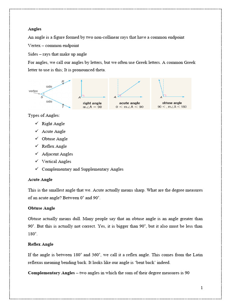 Angles Final | PDF