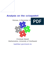 Christoph Bandt - Analysis On The Octagasket