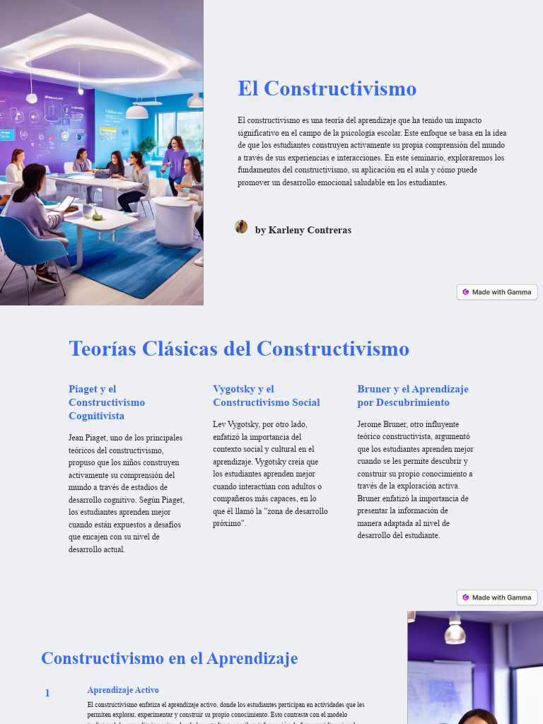 Constructivismo en el Aula: Claves y Estrategias | PDF ...