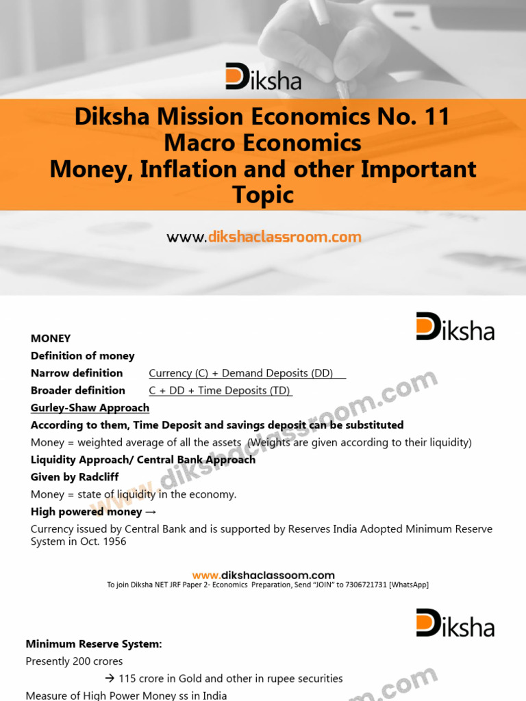 Money Supply and Inflation Explained | PDF | Cost Of Living | Inflation