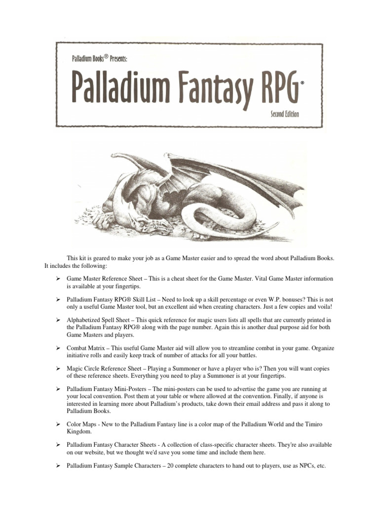 PFRPG - GameMasterKit - PAL000P | PDF