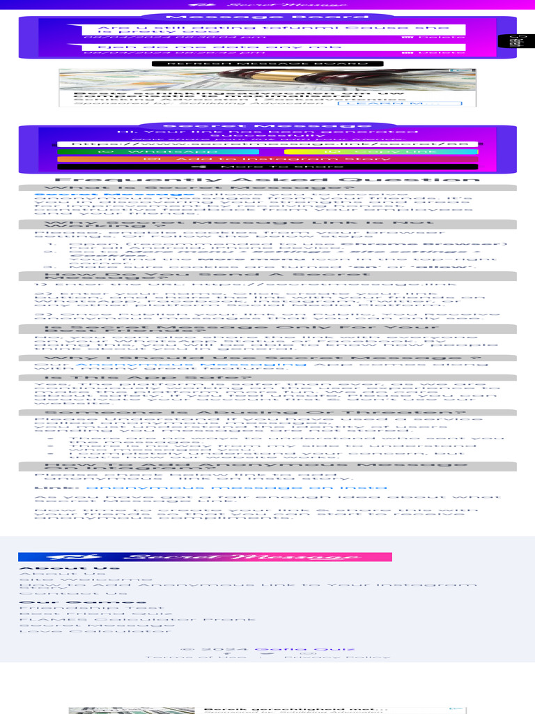HTTPSWWW Secretmessage Linkpfrom Refresh | PDF | Http Cookie | Computer ...