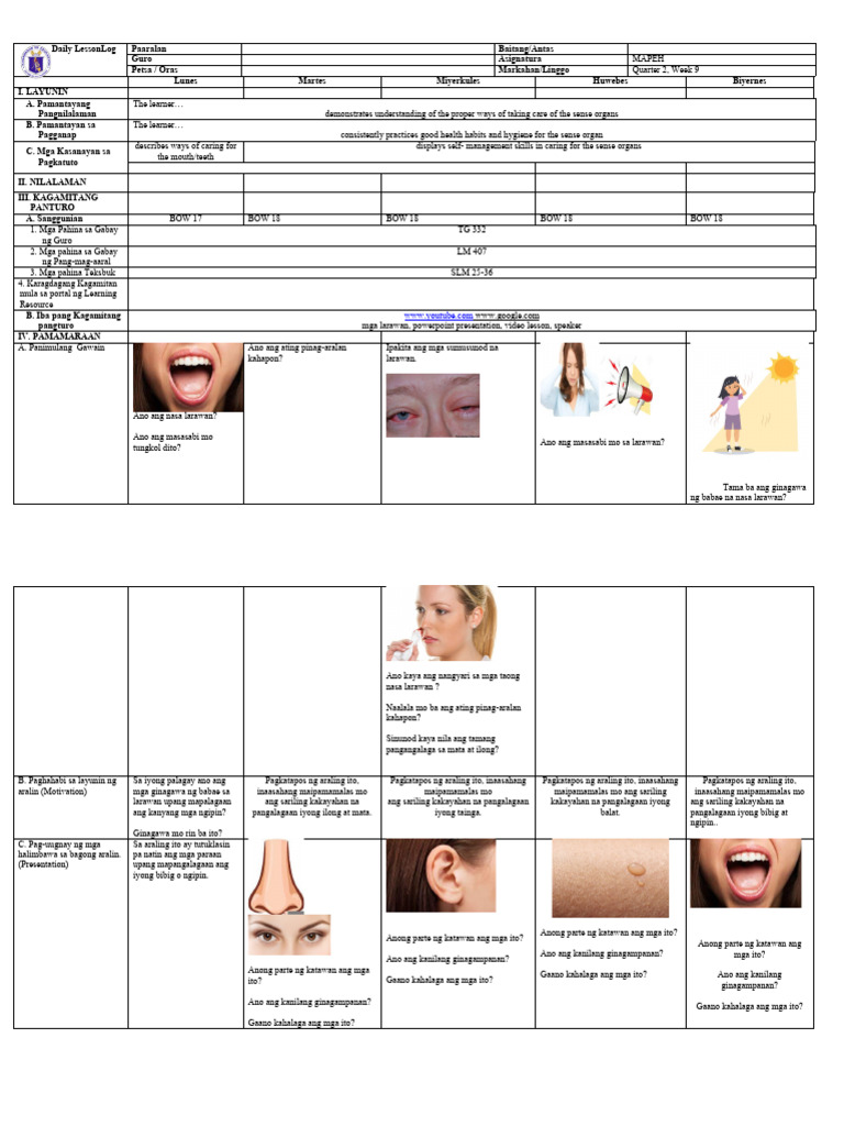 2nd Quarter HEALTH Week 9 PDF