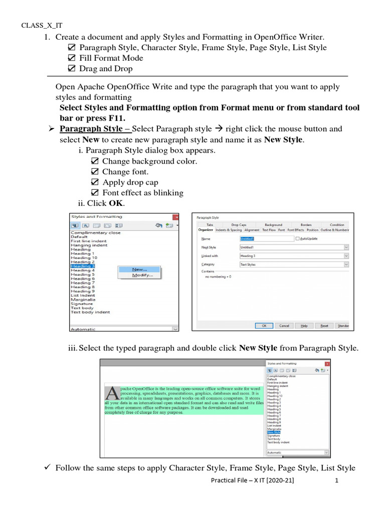 Using Fill Format Mode in OpenOffice | PDF | Button (Computing) | Interest