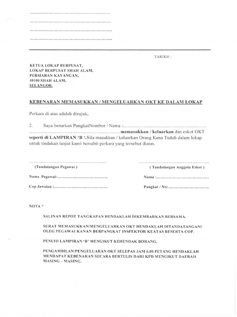 Kebenaran Memasukan Okt Pdf