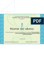 Modelo de Certificado - UEMA