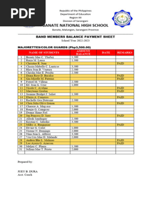 blank balance payment form
