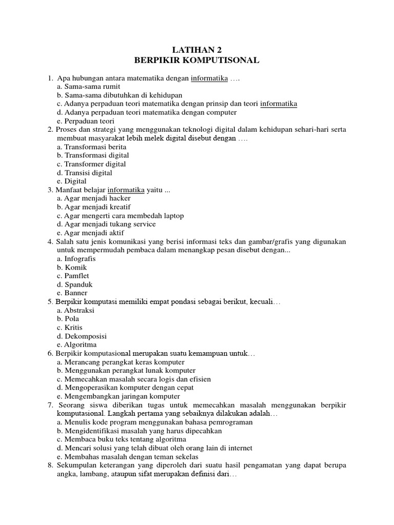 Latihan BK2 | PDF