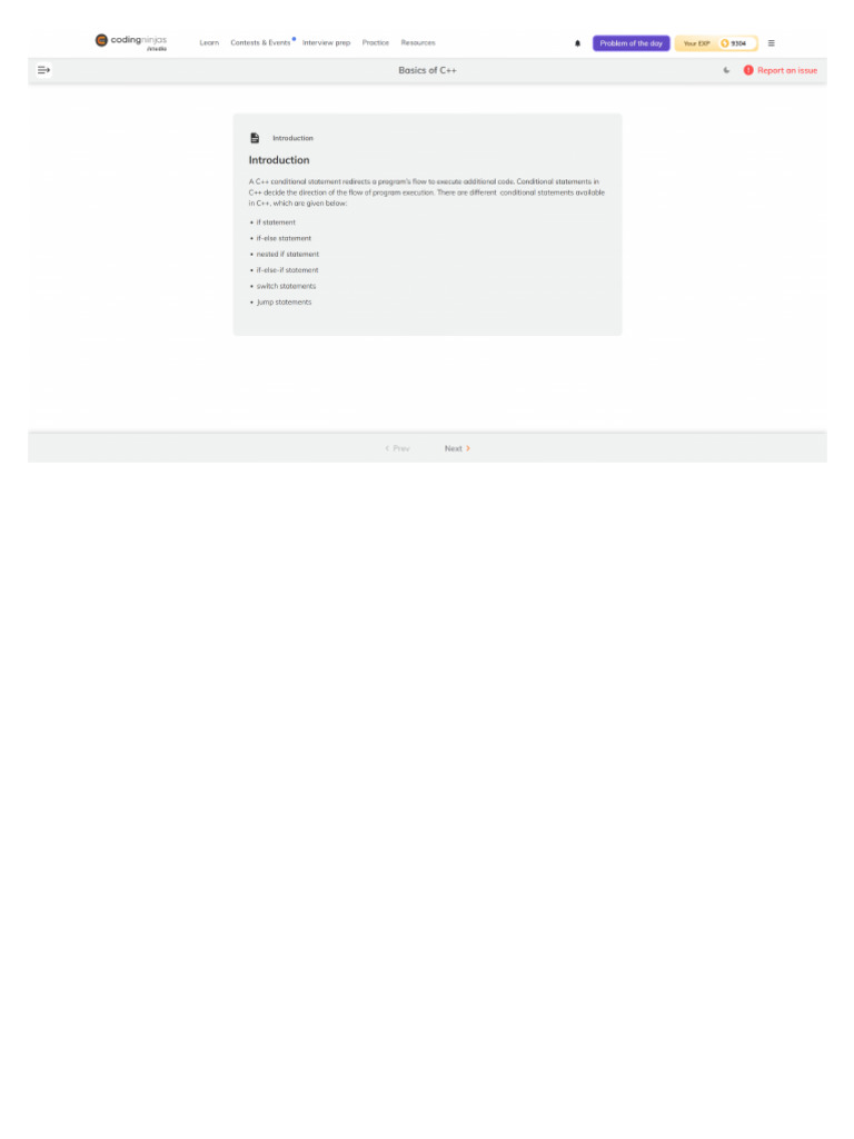 Conditional Statements and Loops in C++ | PDF