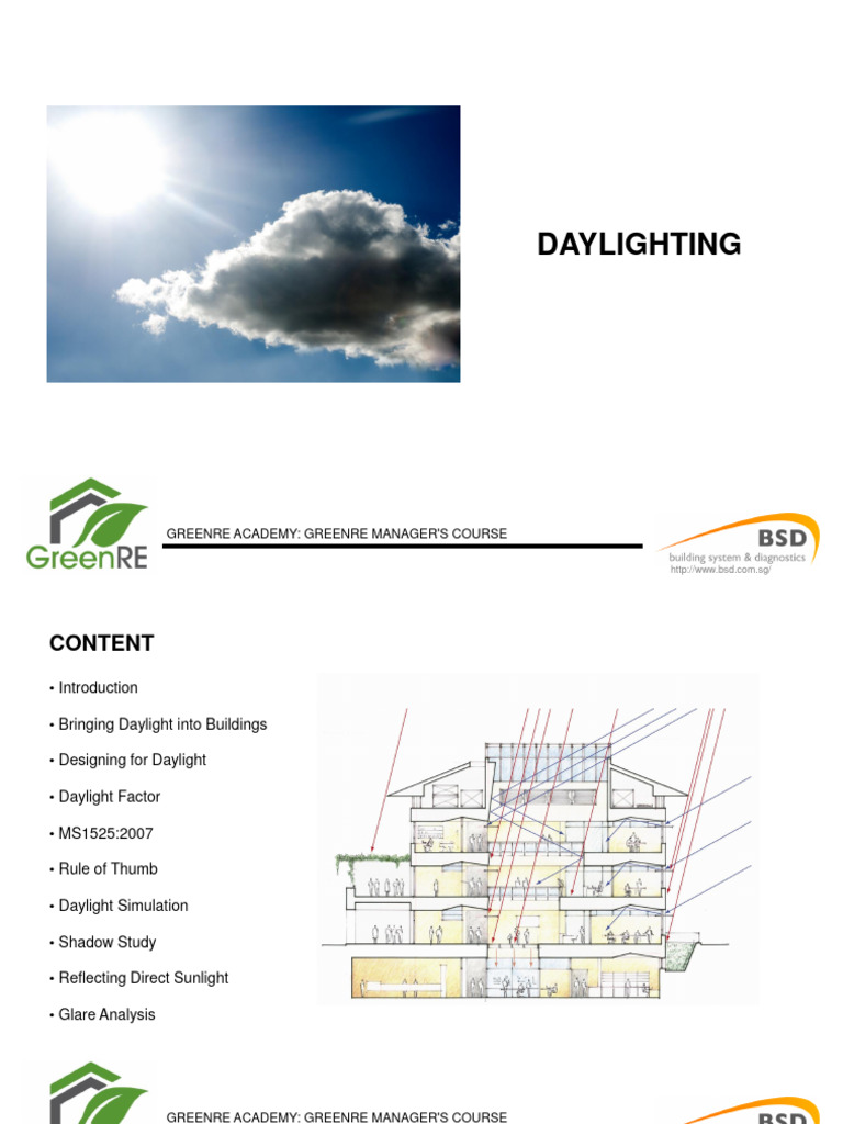 Daylighting Strategies for Buildings | PDF | Window | Architectural ...