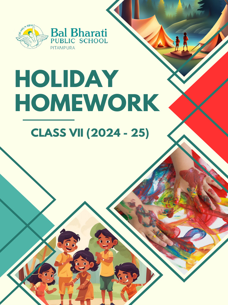 Class VII Holiday Homework Guide 2024 | PDF | Foods | Textiles