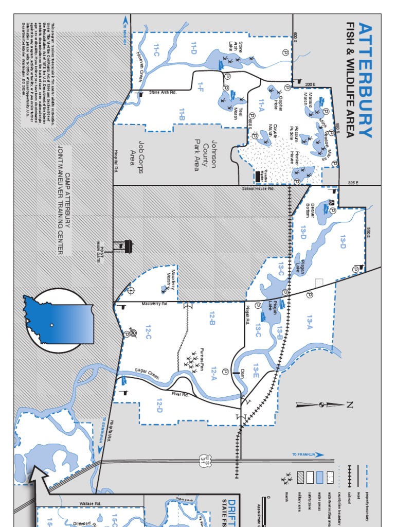FW Atterbury Map PDF