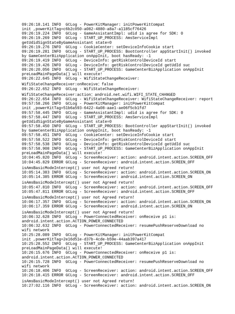 Device Info and Power Management Logs | PDF | Wi Fi | Data Transmission