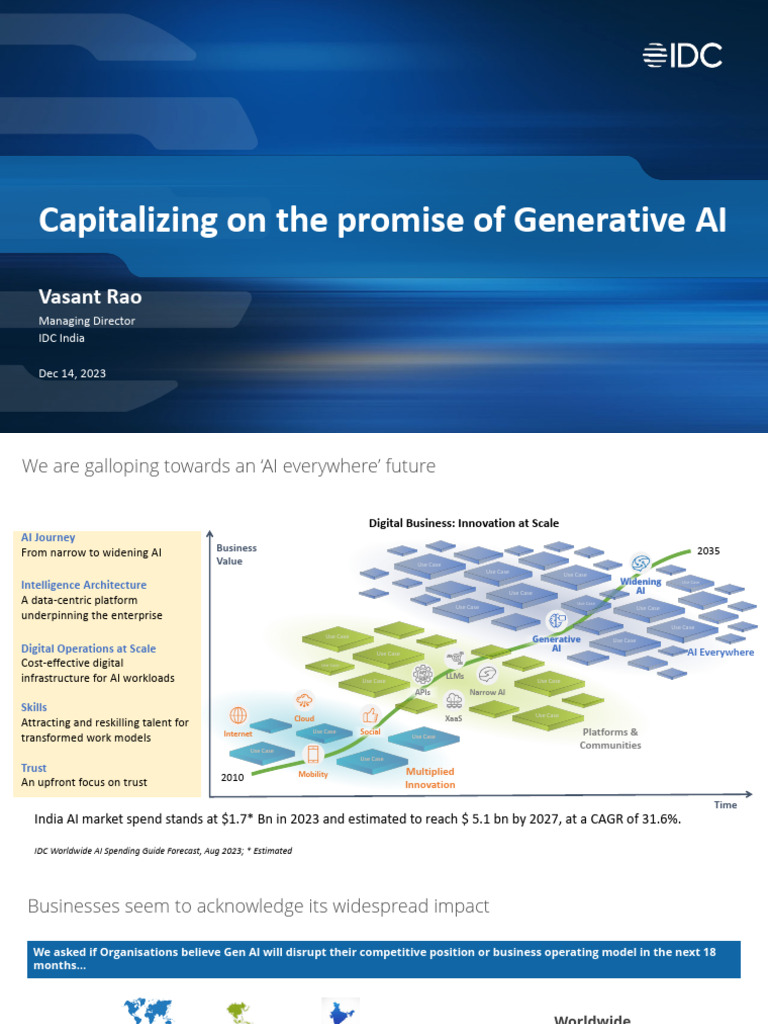 Capitalizing On The Promise of Generative AI | PDF | Artificial ...