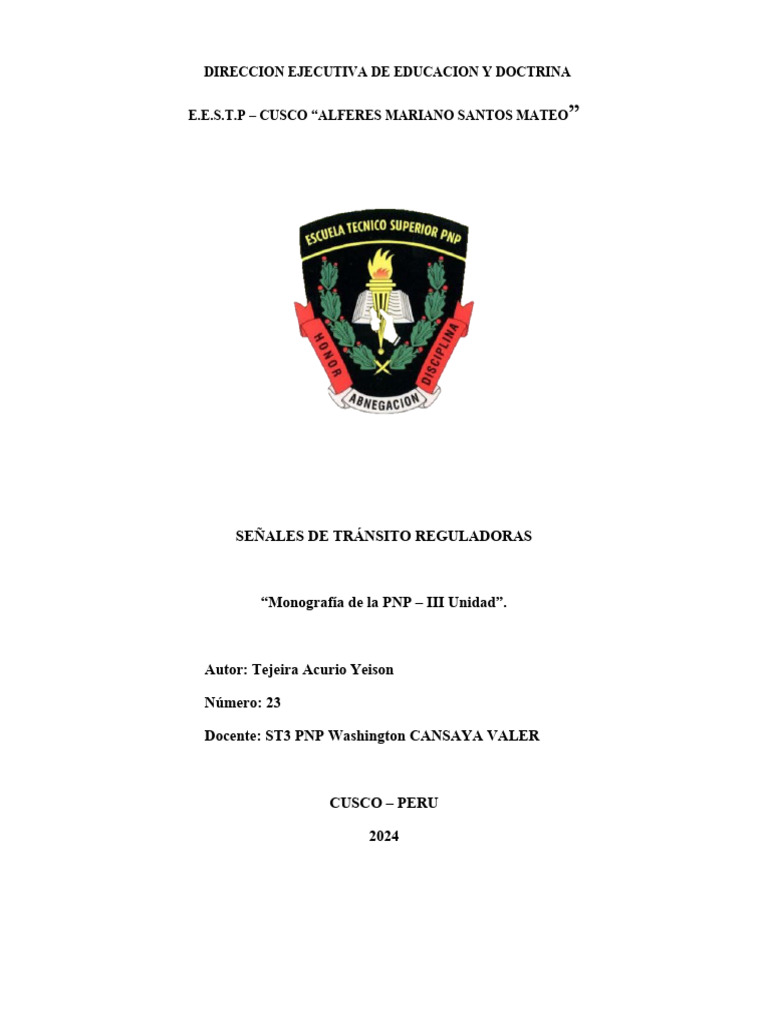 Señales de Tránsito Reguladoras 1 | PDF | Tráfico | Seguridad vial