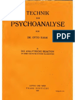 Technik Der Psycho Analyse