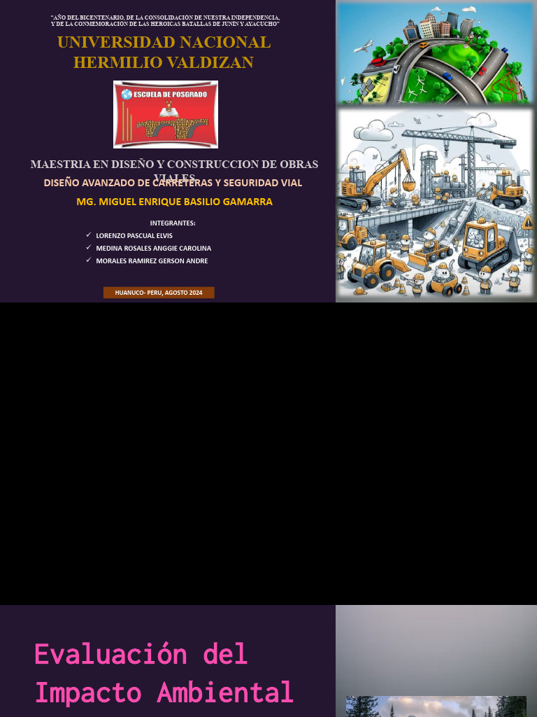 Tm1 - Impacto Ambiental en Obras Viales | PDF | Evaluación de impacto ...