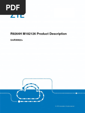 meiページ ZTE R9264H M182126 Product Description | PDF | Lte