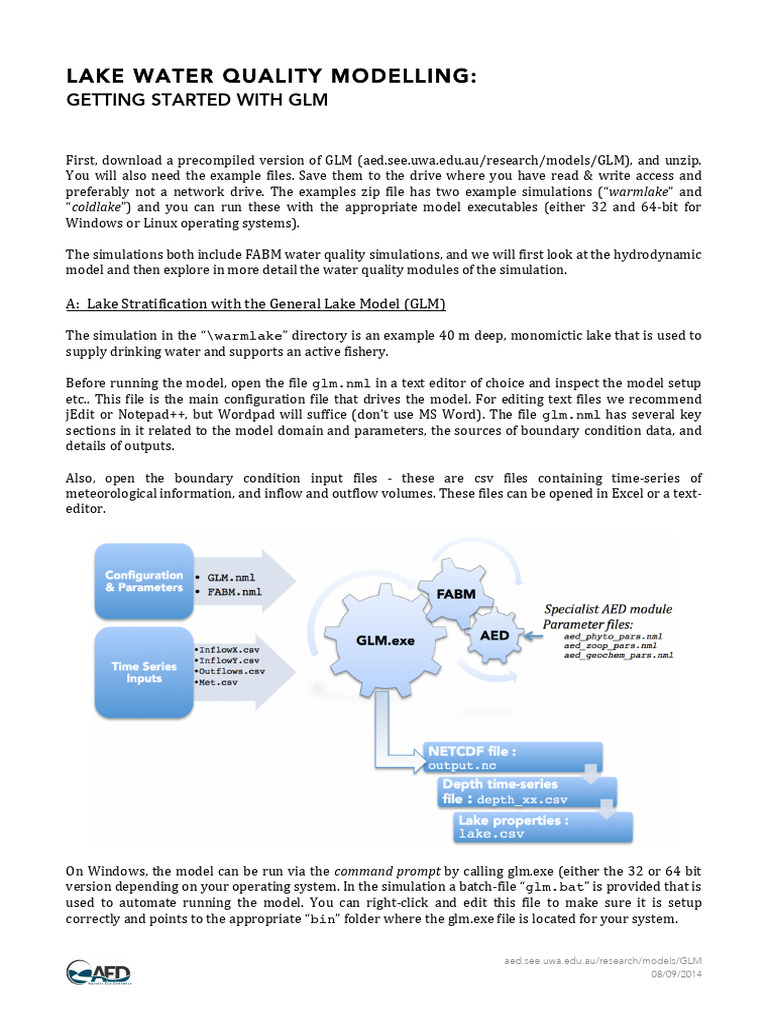 Lake Water Quality Modeling Guide | PDF | Computer File | Earth Sciences