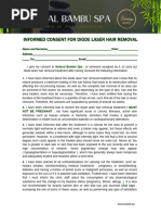 Laser Treatment Consent Form | PDF | Medical Specialties | Clinical ...