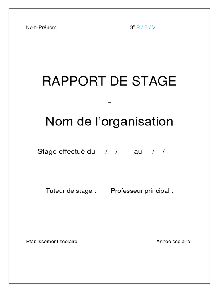 Rapport de Stage : Analyse et Retours | PDF | la communication