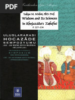 Yahya Michot, Wisdom and Its Sciences in Khojazāda's Tahāfut