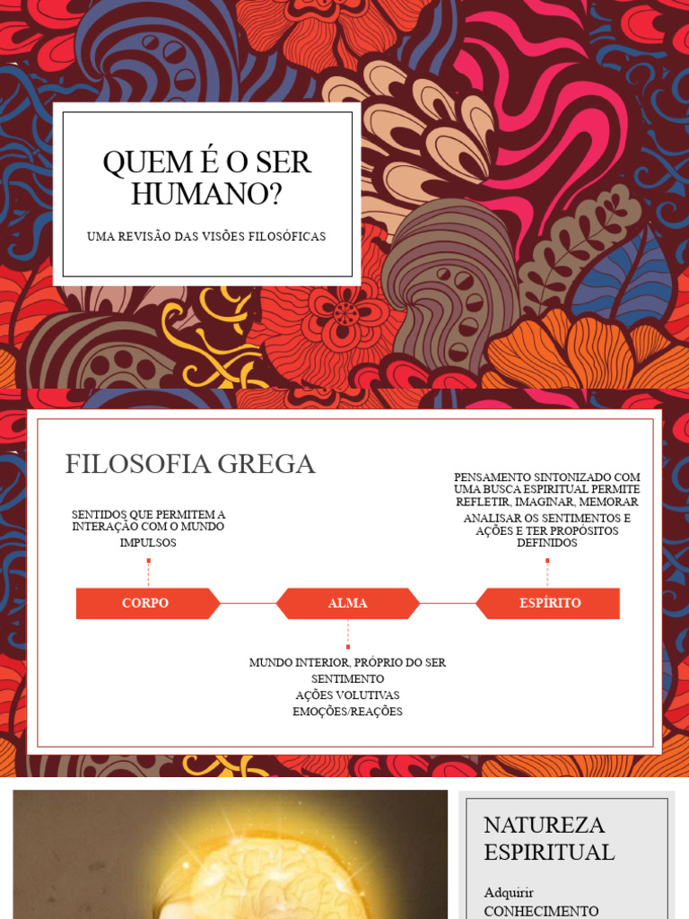 Filosofia do Ser Humano e Educação | PDF | Alma | Humano