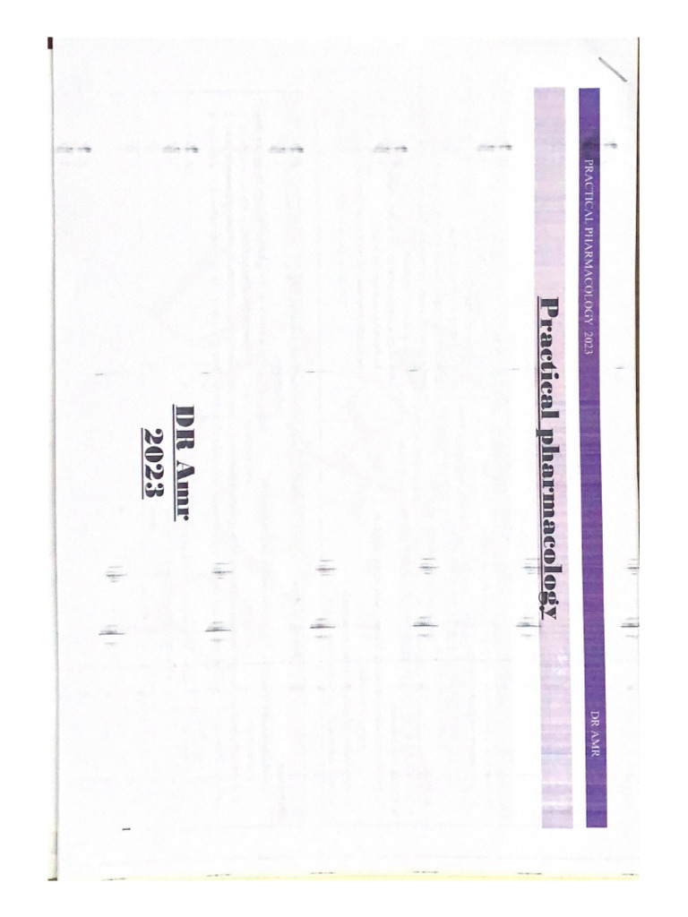 Practical Pharmaco 1&2 - Merged | PDF