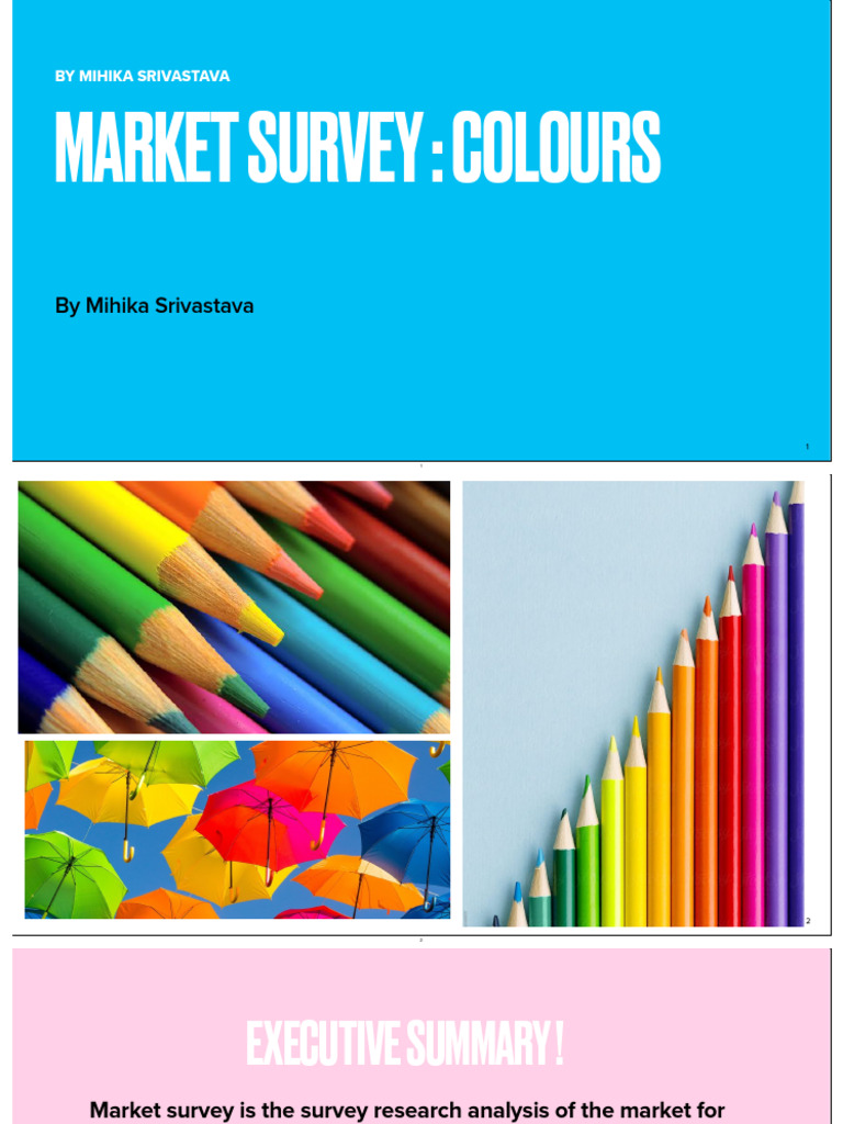 Market Survey | PDF | Marketing Research | Pencil