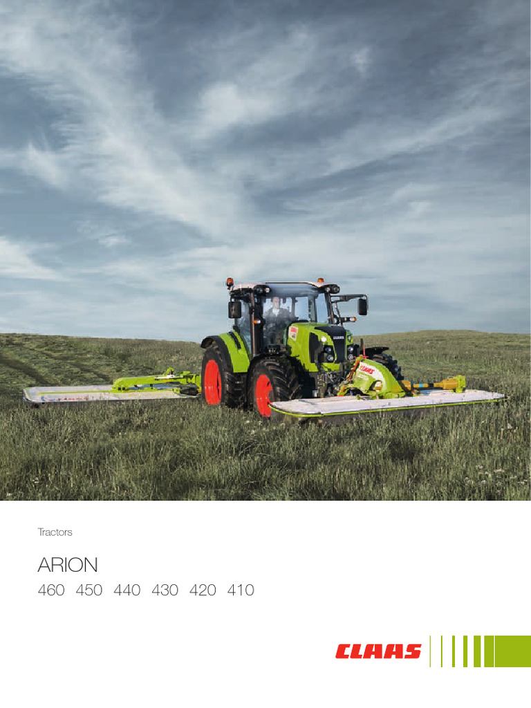 Claas Arion 440 Tractor Overview | PDF | Automatic Transmission | Tractor