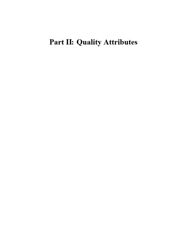 Software Quality Attributes Guide | PDF | Reliability Engineering | System