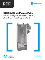 Maxseal Solenoid Valve | PDF | Valve | Mechanical Engineering
