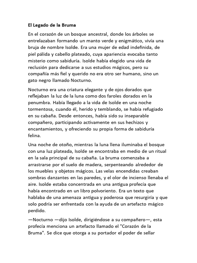 Isolde y el Corazón de la Bruma | PDF | Novela negra, policíaca y suspenso