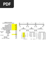 Rectangular Reinforced Concrete Beam Design Template