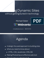 Webvanta Building Dynamic Sites