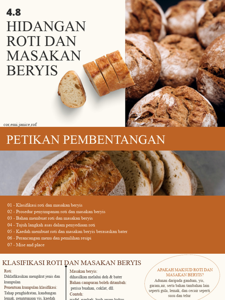 Hidangan Roti Dan Masakan Beryis | PDF